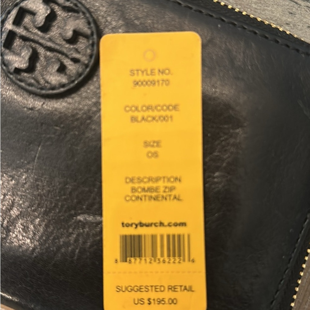 Tory Burch Black Leather Wallet